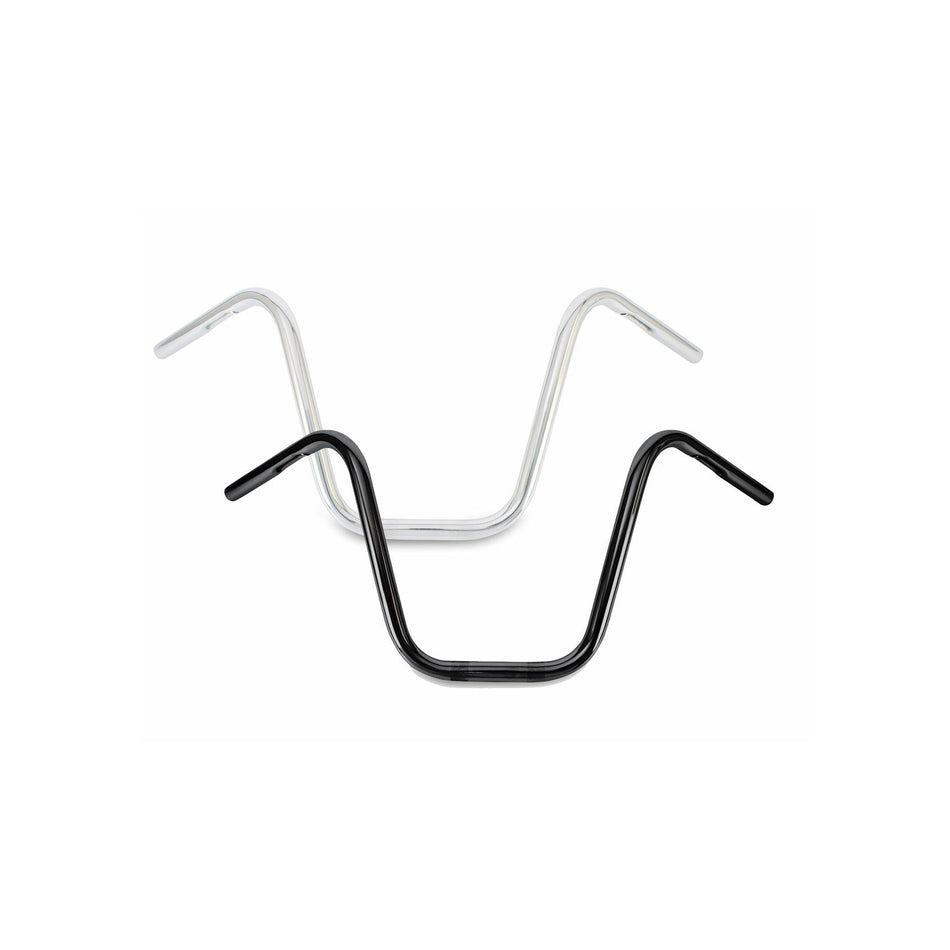NARROW 12" APEHANGERS 1" BLACK - 750-05417