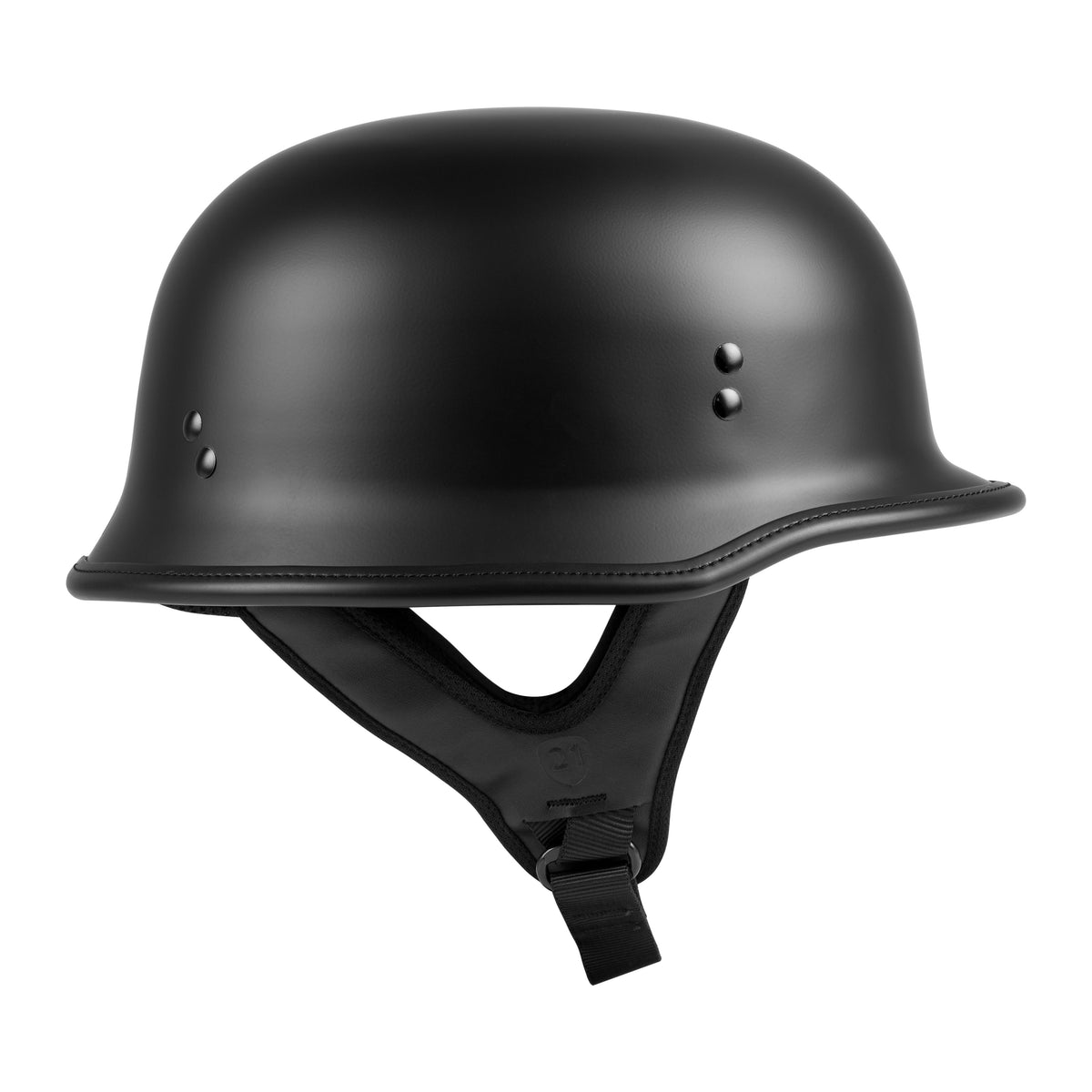 9MM GERMAN BEANIE HELMET MATTE BLACK 2X - 77-10012X-2