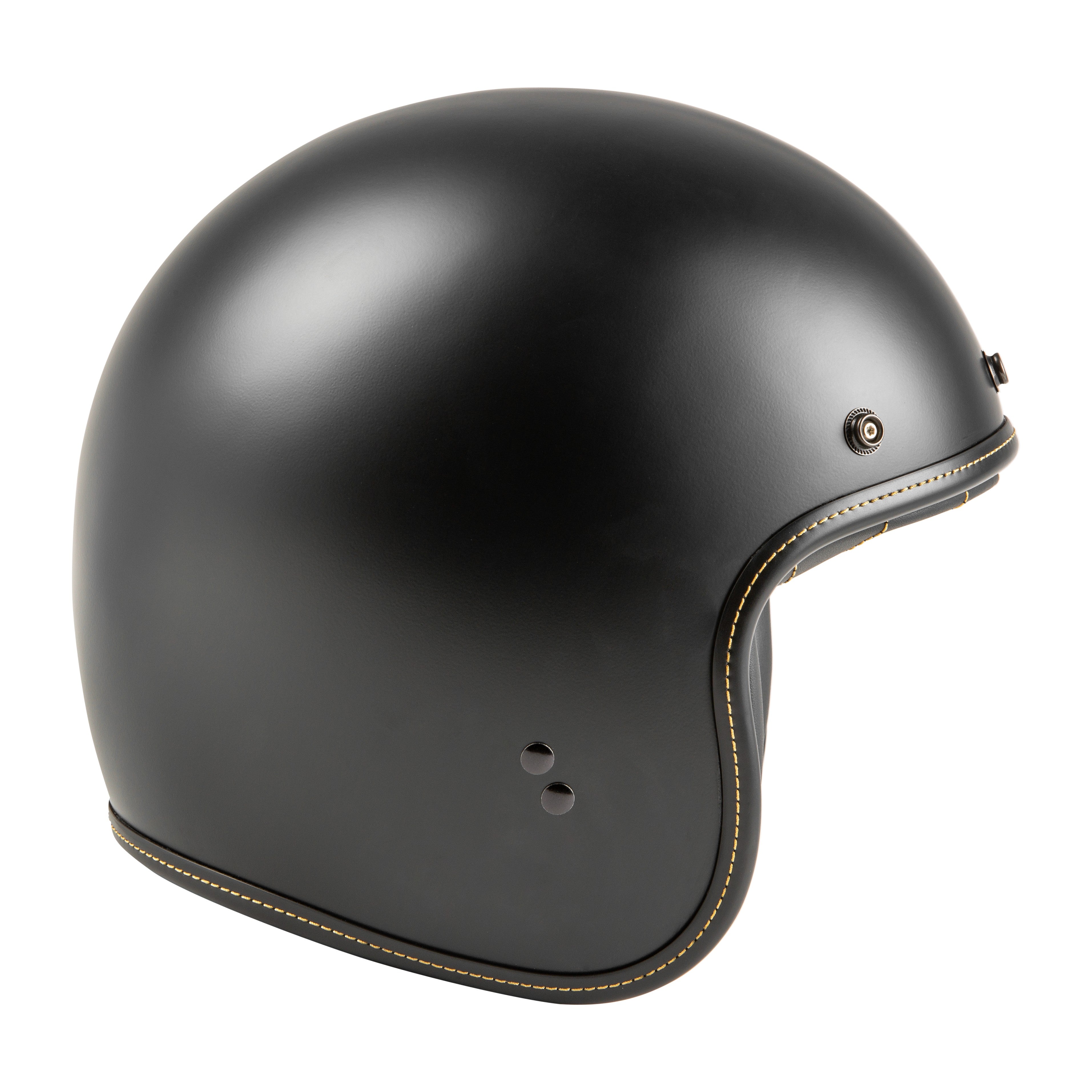 .38 RETRO HELMET MATTE BLACK XS - 77-1201XS-1