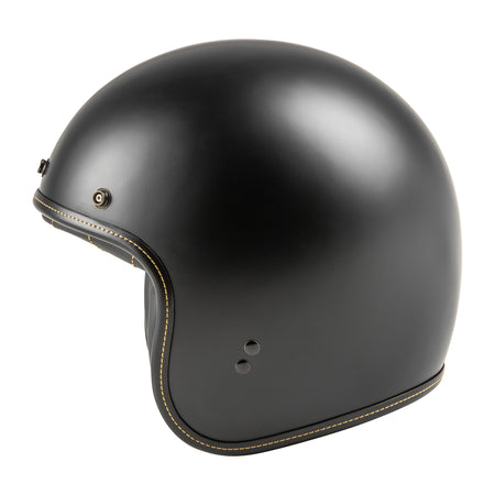 .38 RETRO HELMET MATTE BLACK XS - 77-1201XS