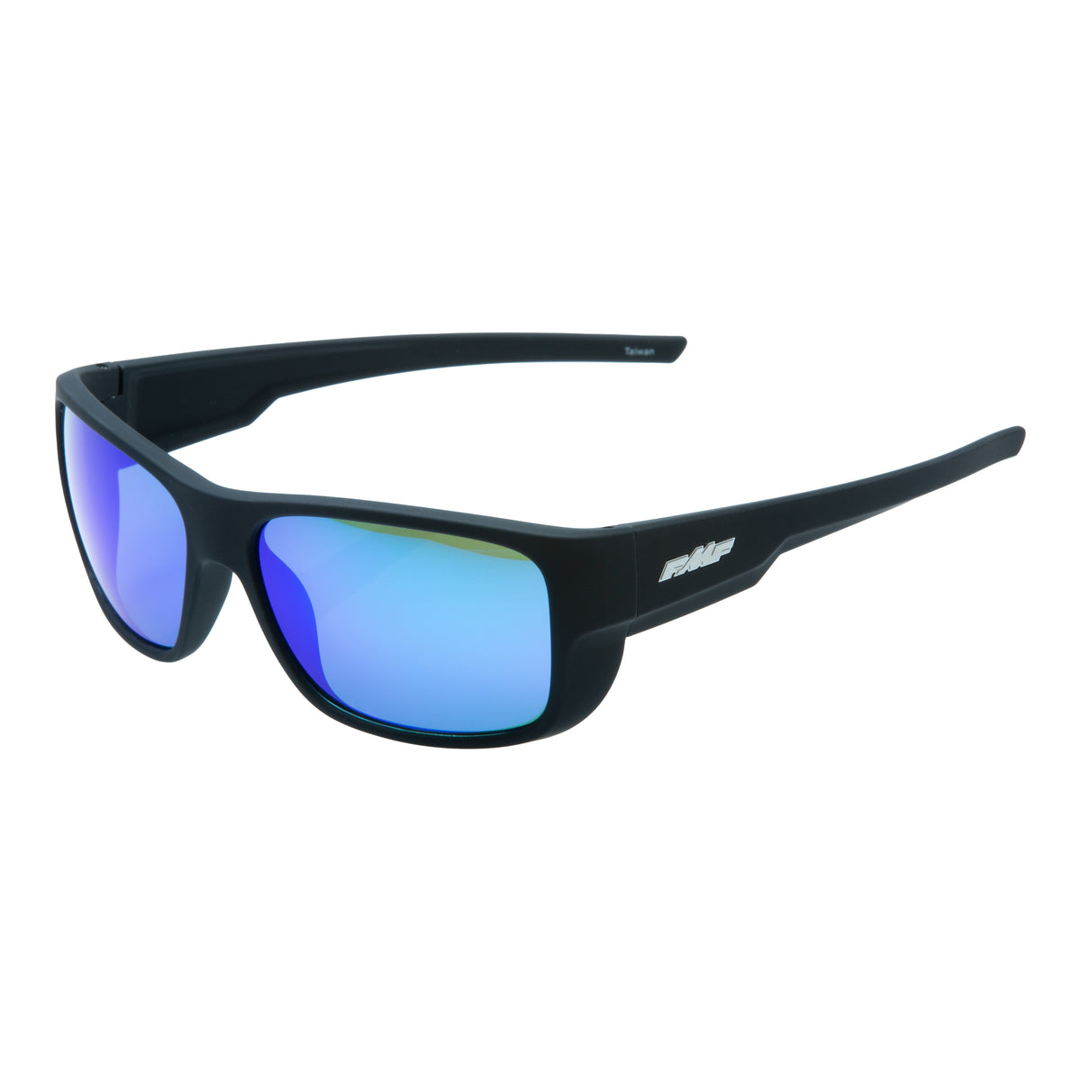 THROTTLE SUNGLASS MT BLK / BLUE MIRROR - 78-4001