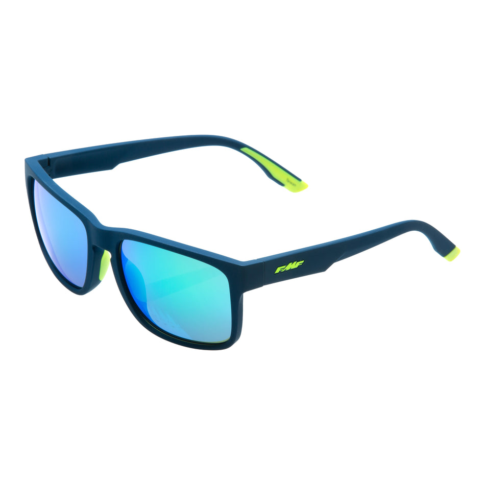 GEARS SUNGLASS MT PETROL BLUE / GRN MIRROR - 78-4007