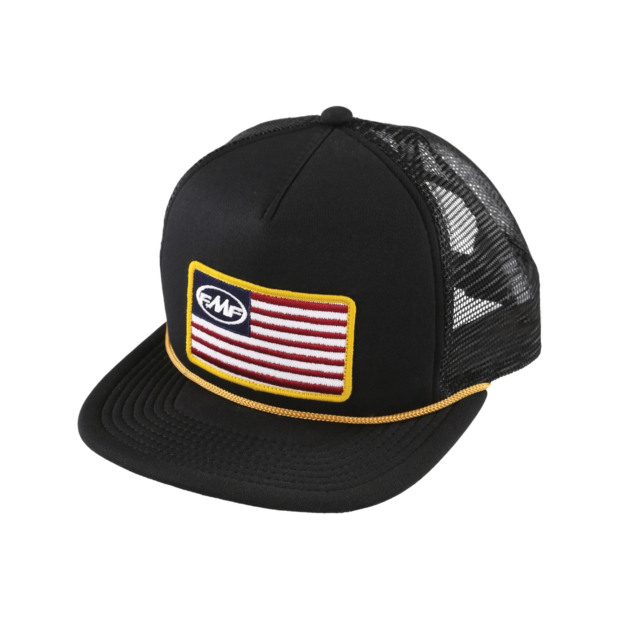 STARS AND BARS HAT BLACK O/S - 782-0110