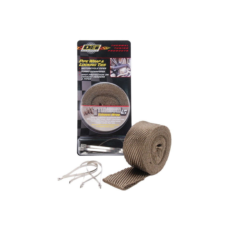 PIPE WRAP & LOCKING TIES TITANIUM - 790-01012