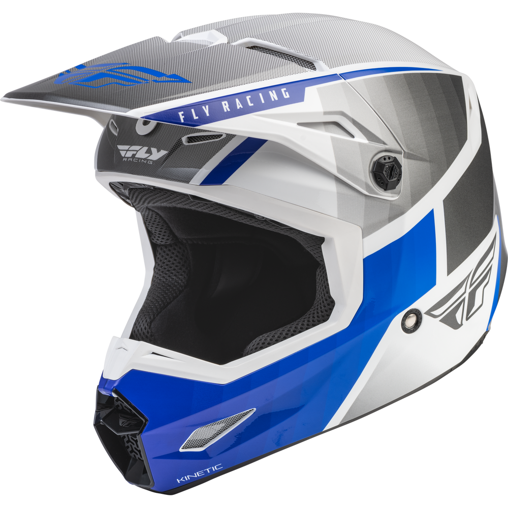 Fly Racing Kinetic Drift Helmet Blue/Charcoal/White