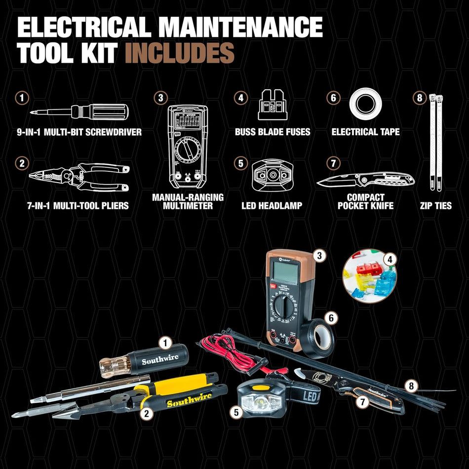 Southwire RV Electrical Maintenance Tool Kit - 07-7956