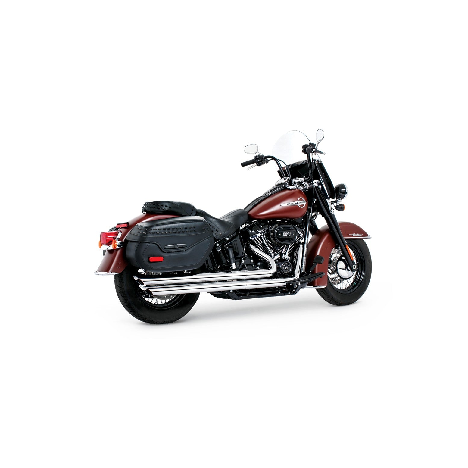 PATRIOT LONG CHROME `86-17 SOFTAIL - 82-00032-1