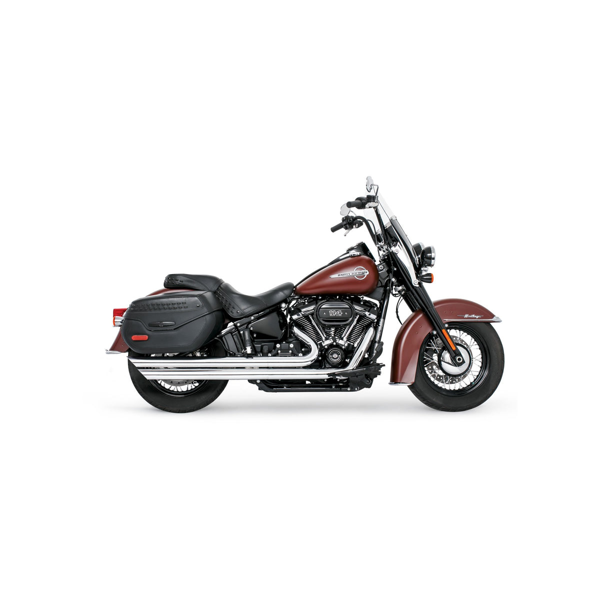 PATRIOT LONG CHROME `86-17 SOFTAIL - 82-00032