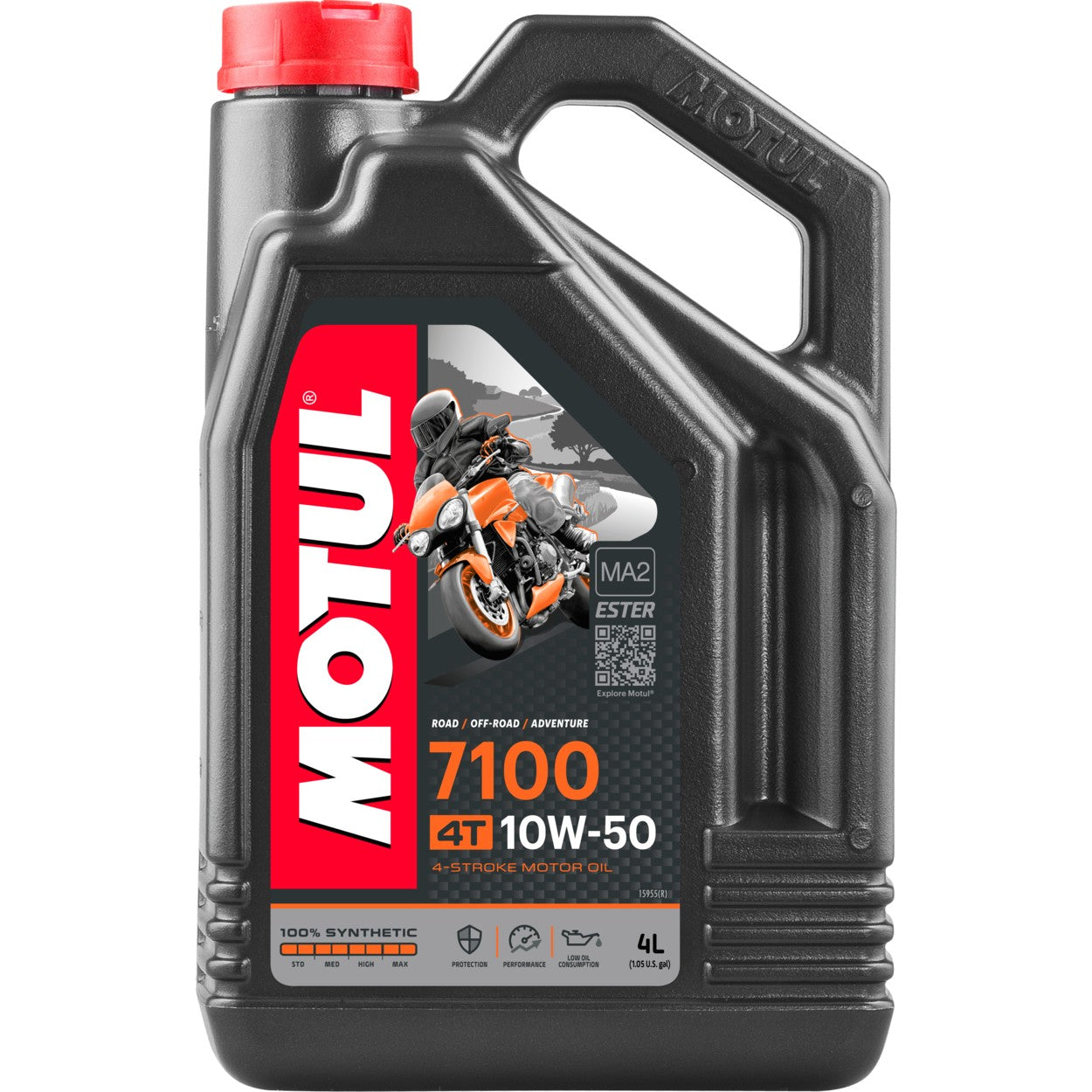 7100 FULL SYN ENGINE OIL 4T 10W50 4L 4/CASE - 82-20574