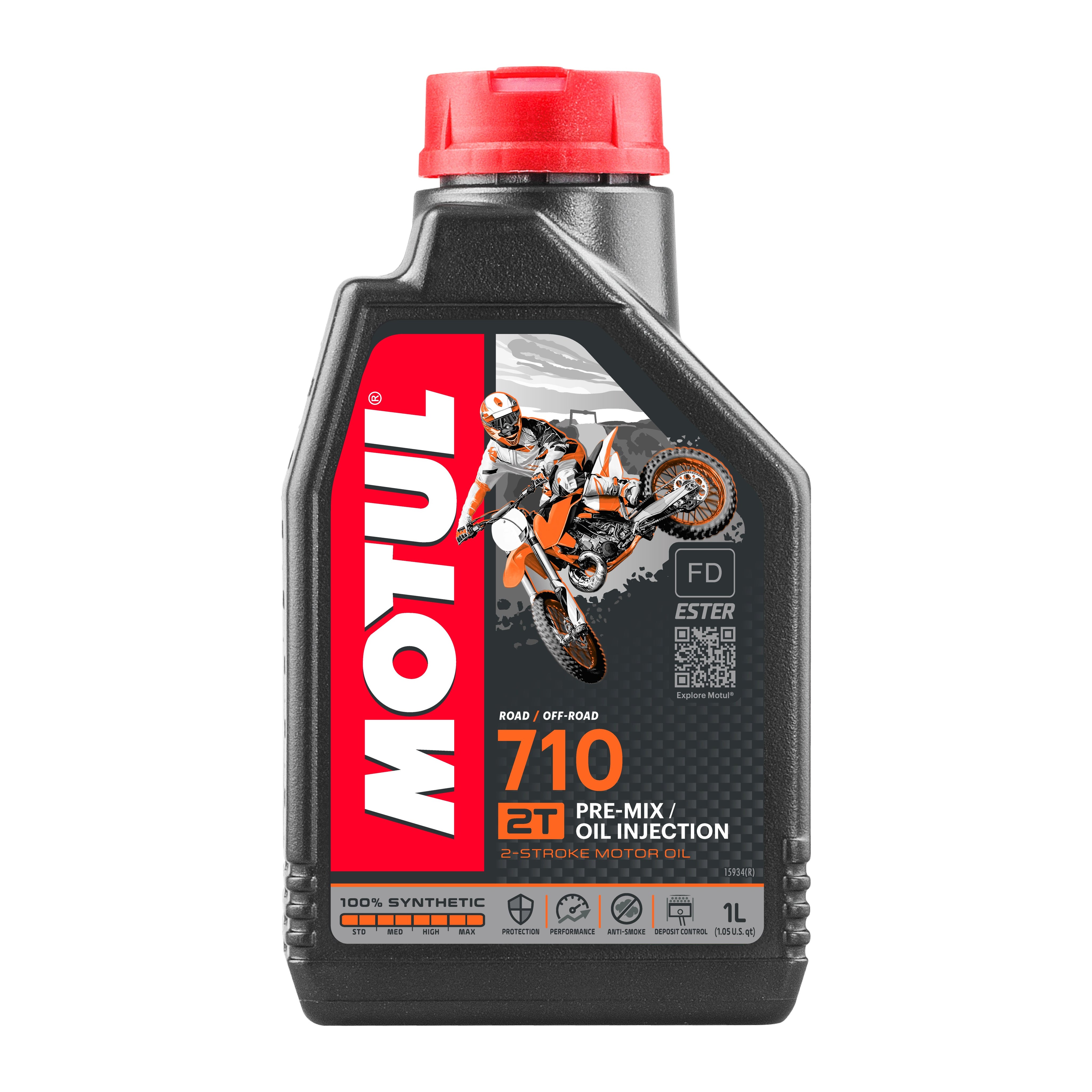 710 RACING PREMIX OIL 2T 1L - 82-2065