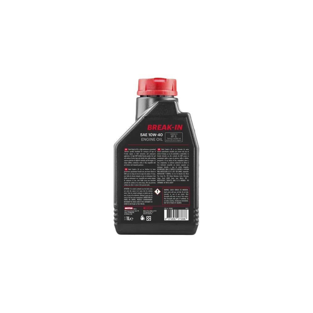 BREAK-IN MINERAL ENGINE OIL 4T 10W40 1L - 82-2254-1