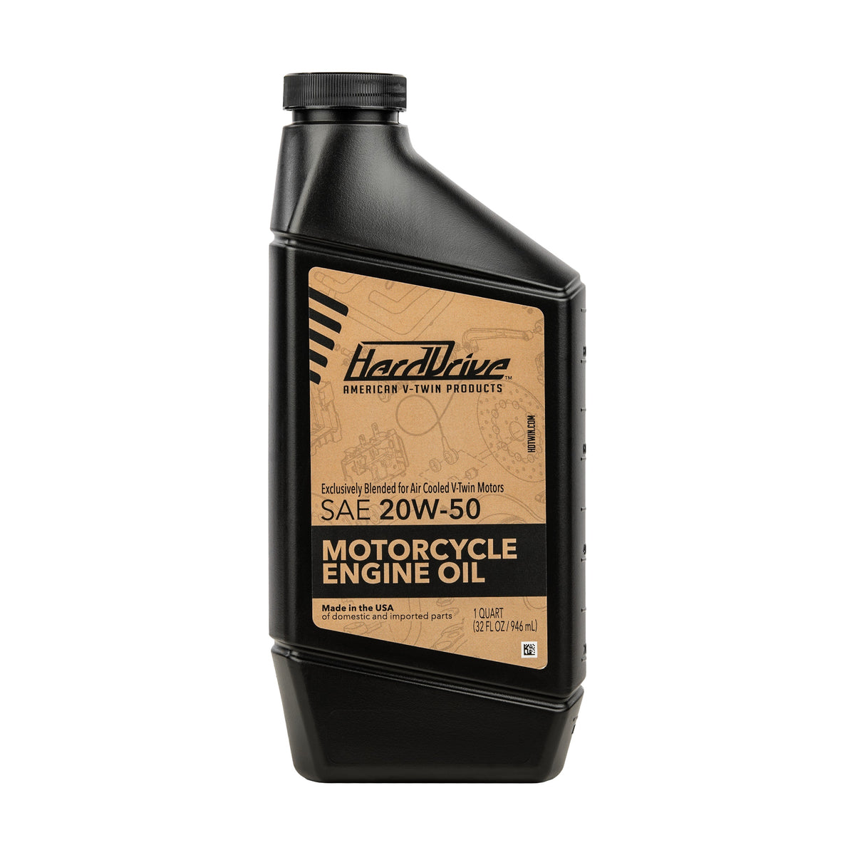 ENGINE OIL 20W50 1 QT (12/CASE) SOLD EA) - 822-1001