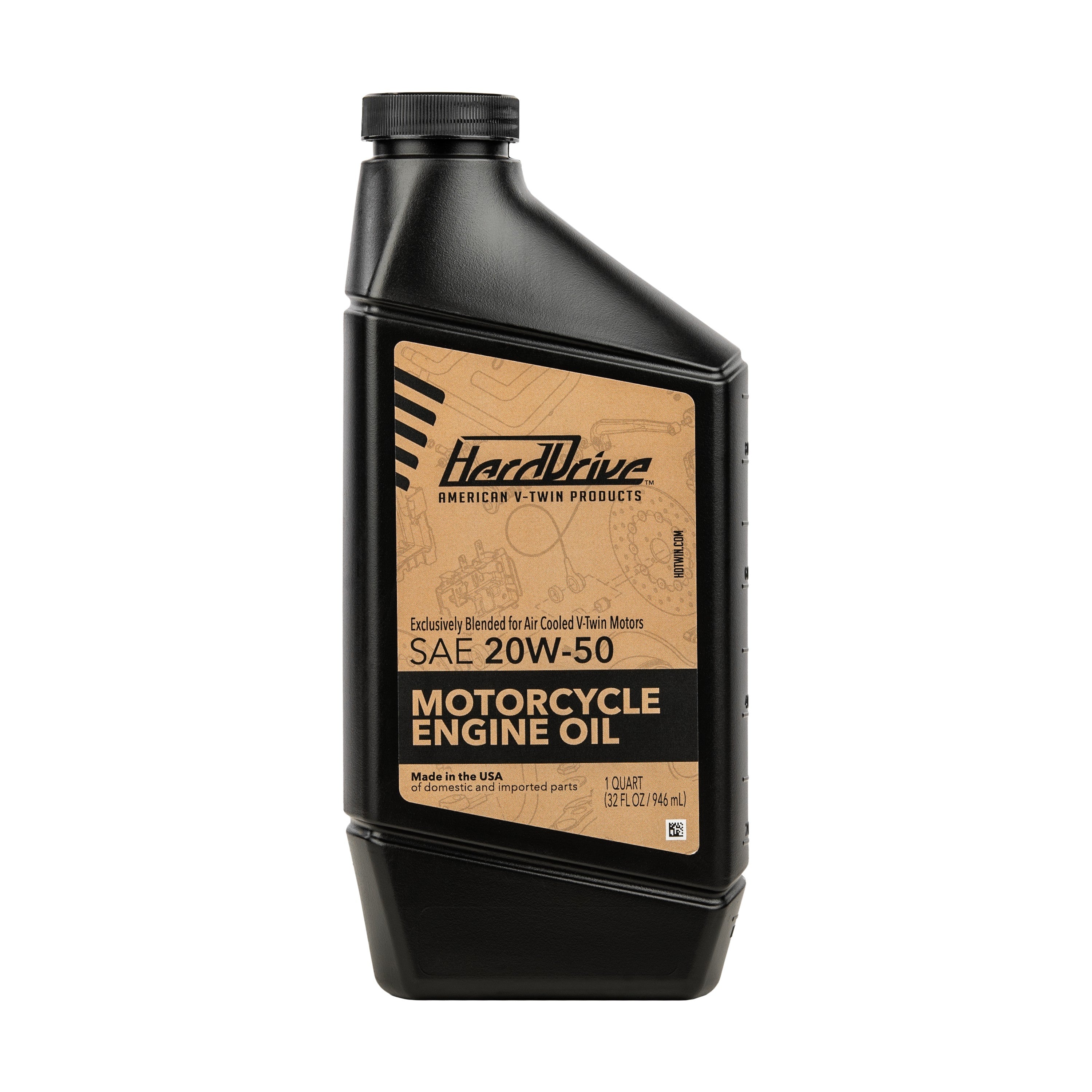 ENGINE OIL 20W50 1 QT (12/CASE) SOLD EA) - 822-1001