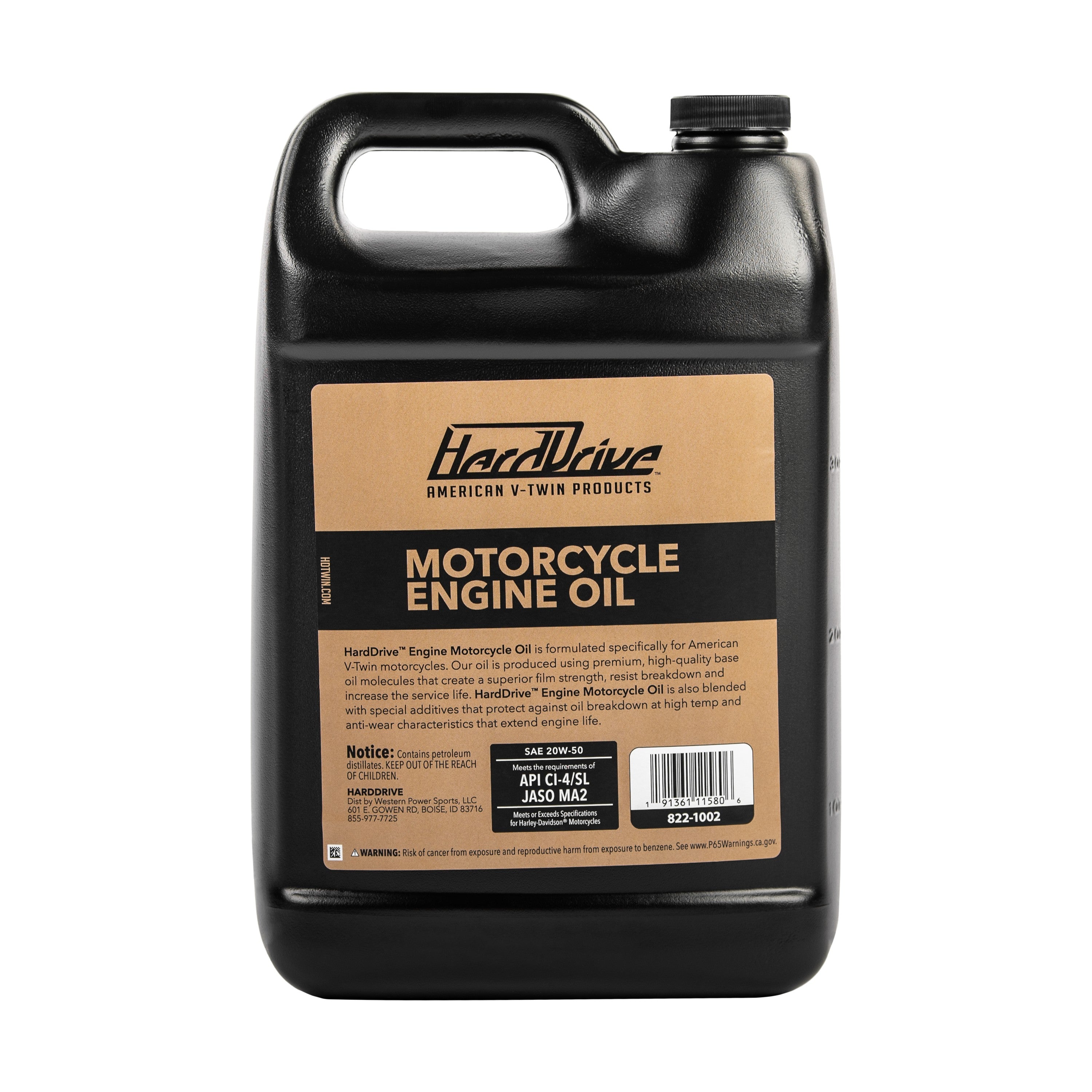 ENGINE OIL 20W50 1 GAL (4/CASE  SOLD EA) - 822-1002-1