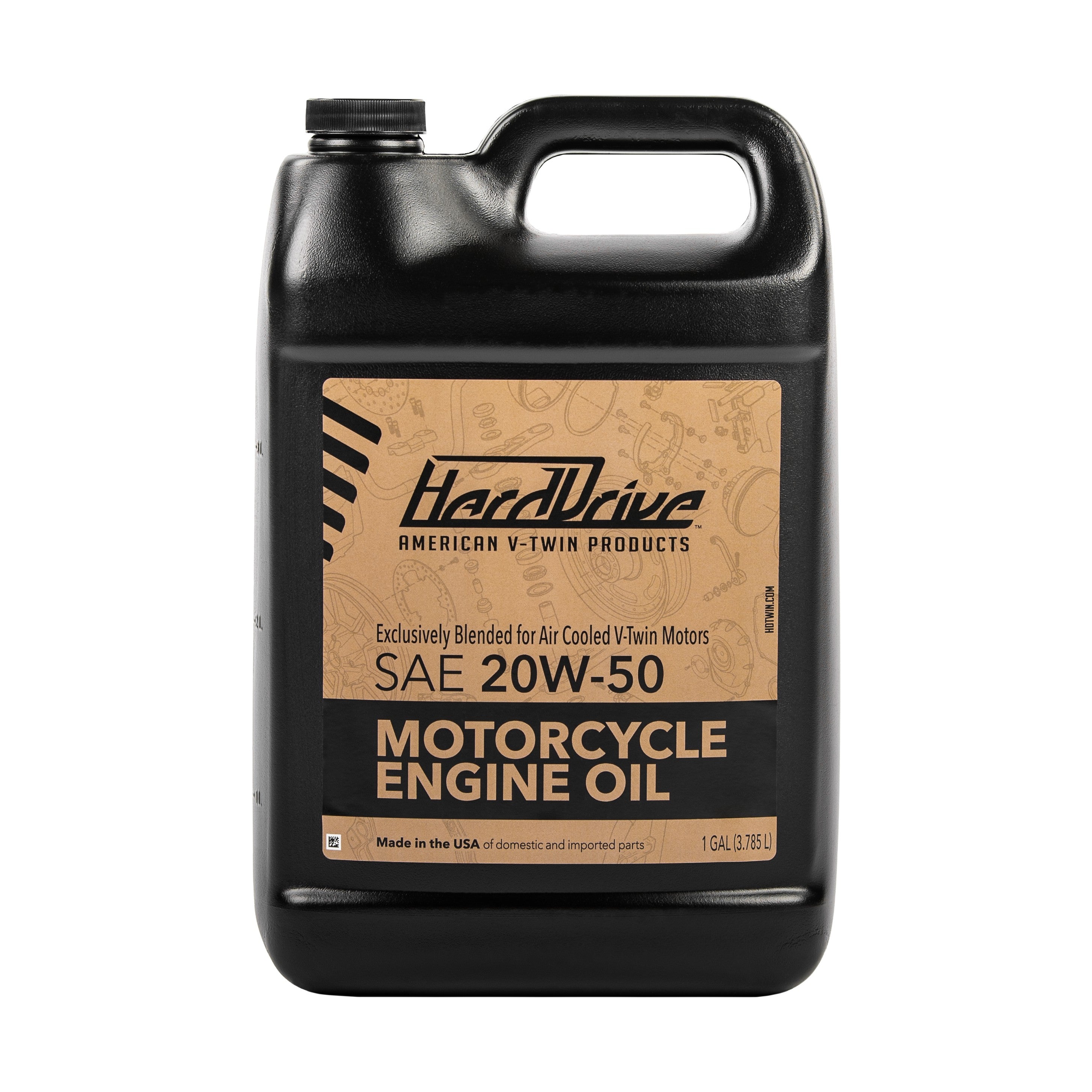 ENGINE OIL 20W50 1 GAL (4/CASE  SOLD EA) - 822-1002