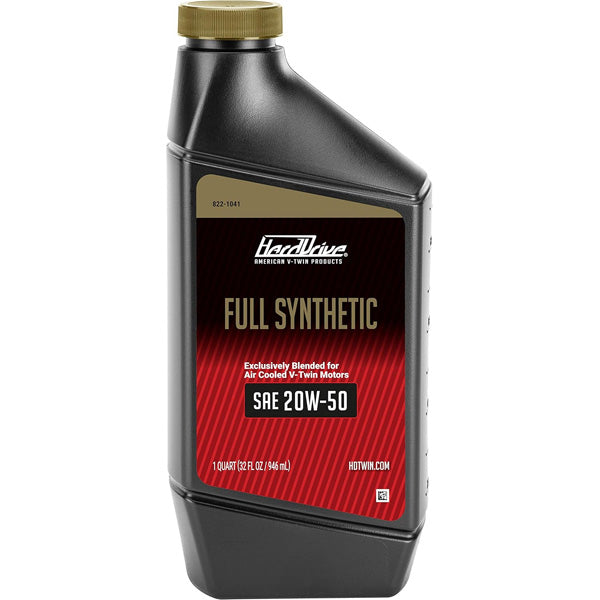 HARDDRIVE FULL SYNTHETIC ENGINE OIL 20W-50 1QT - 822-1041