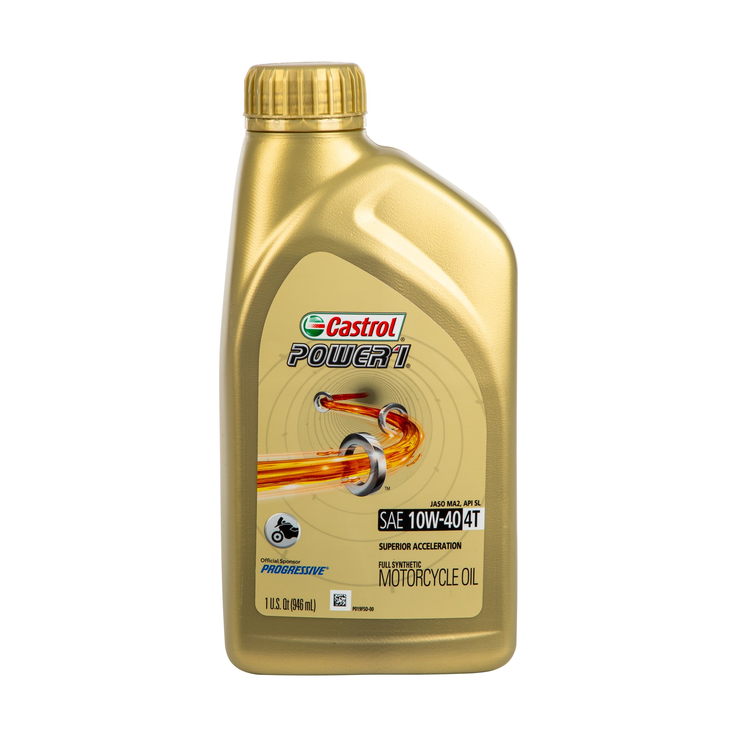 POWER 1 SYNTHETIC OIL 4T 10W40 1QT - 83-0448