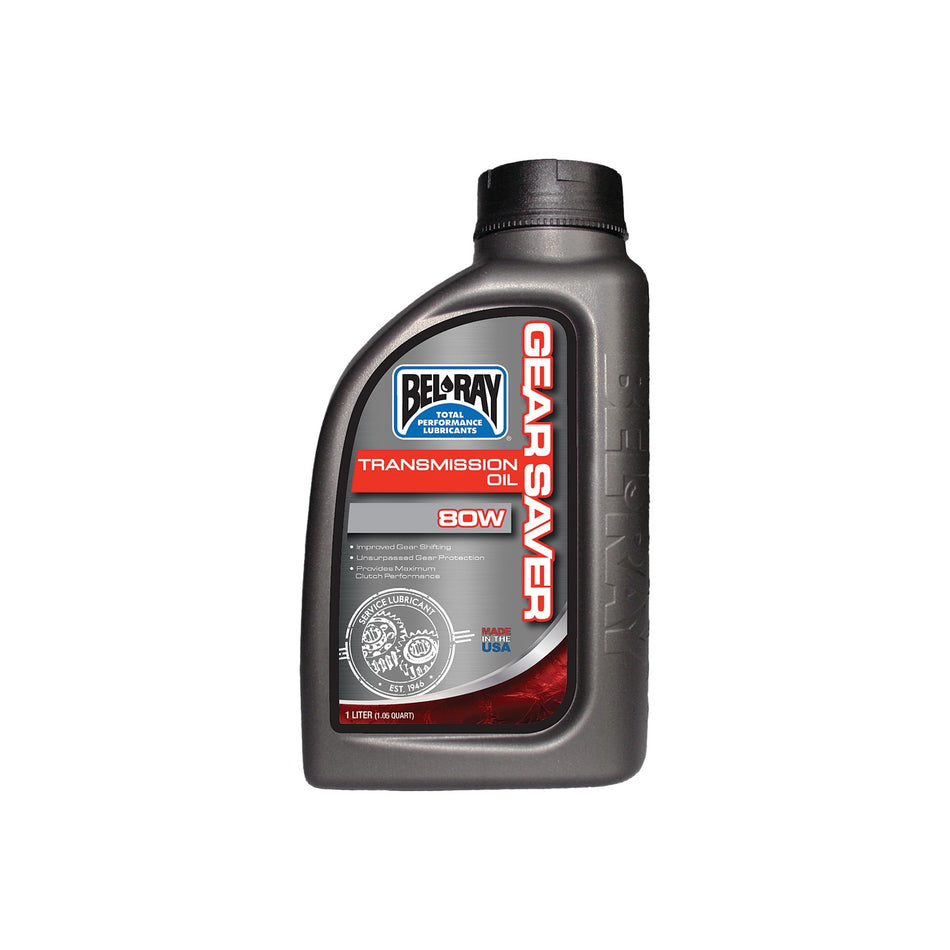 GEAR SAVER TRANS OIL 80W 1L (12/CASE  SOLD EA) - 840-0401-1