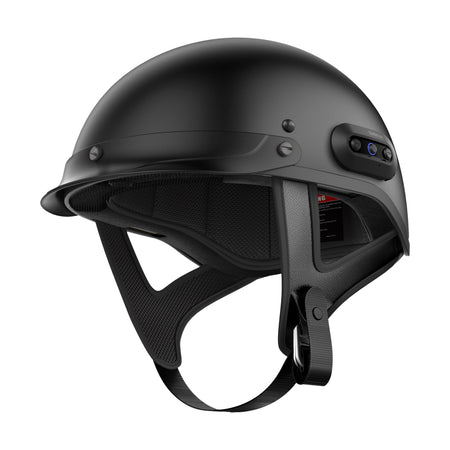 CAVALRY 2 HALF HELMET MATTE BLACK LG - 843-02135L