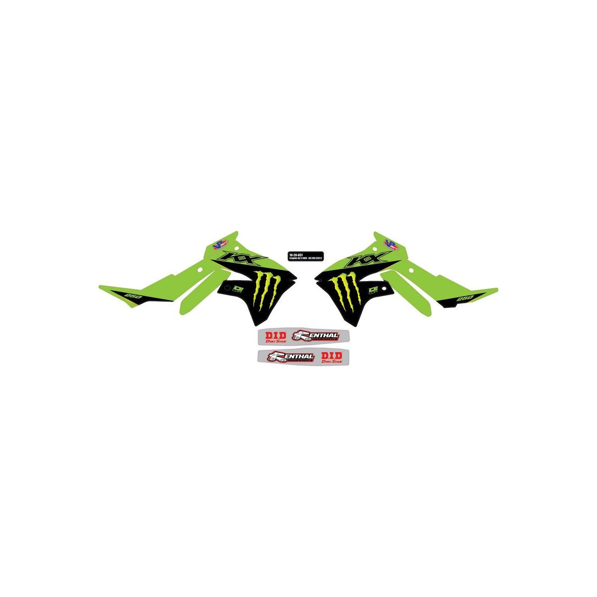GRAPHIC KIT 21 MONSTER KAW - 862-1020651