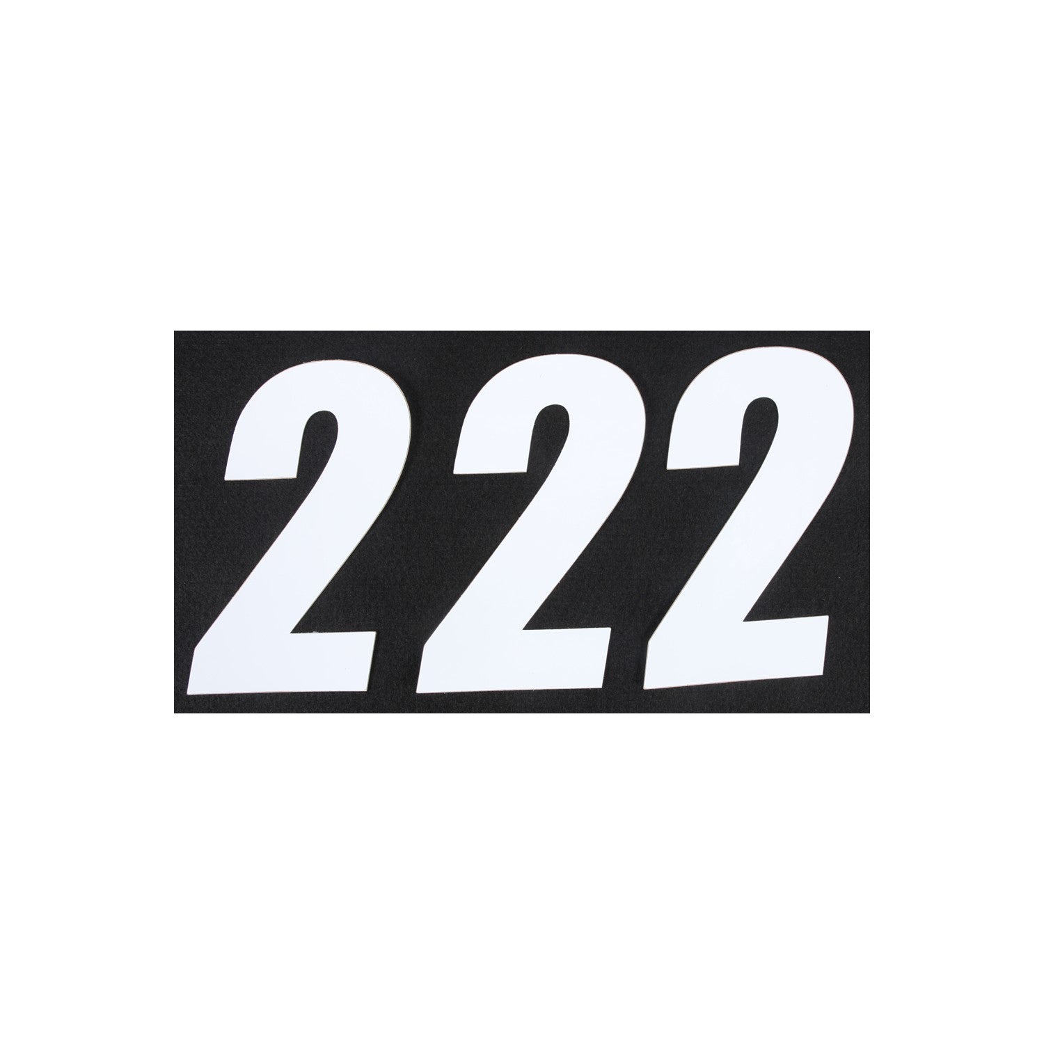 NUMBER 2 WHITE 6" 3/PK - 862-162