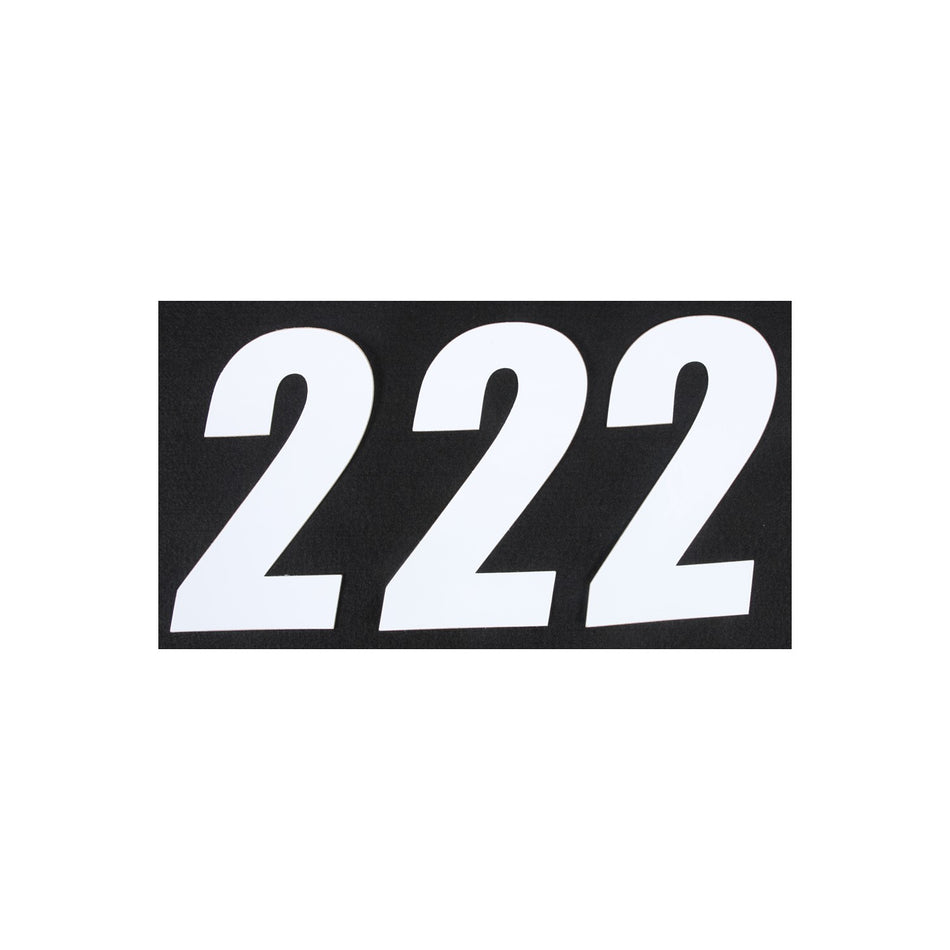 NUMBER 2 WHITE 6" 3/PK - 862-162