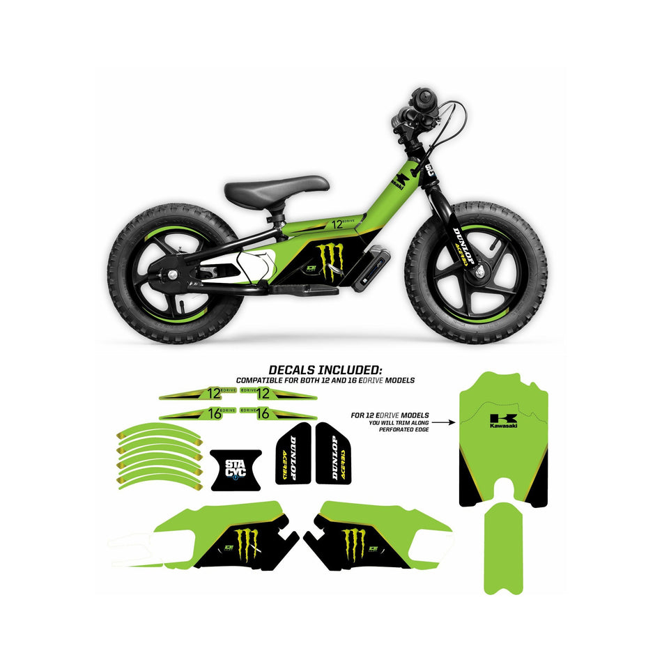 GRAPHIC KIT STACYC MEK GRAPHIC KIT STACYC 12" & 16" - 862-80201-1