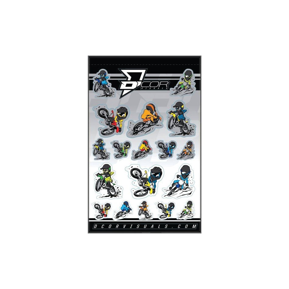 KIDS CHARICATURE DECAL SHEET 4 MIL - 862-90115