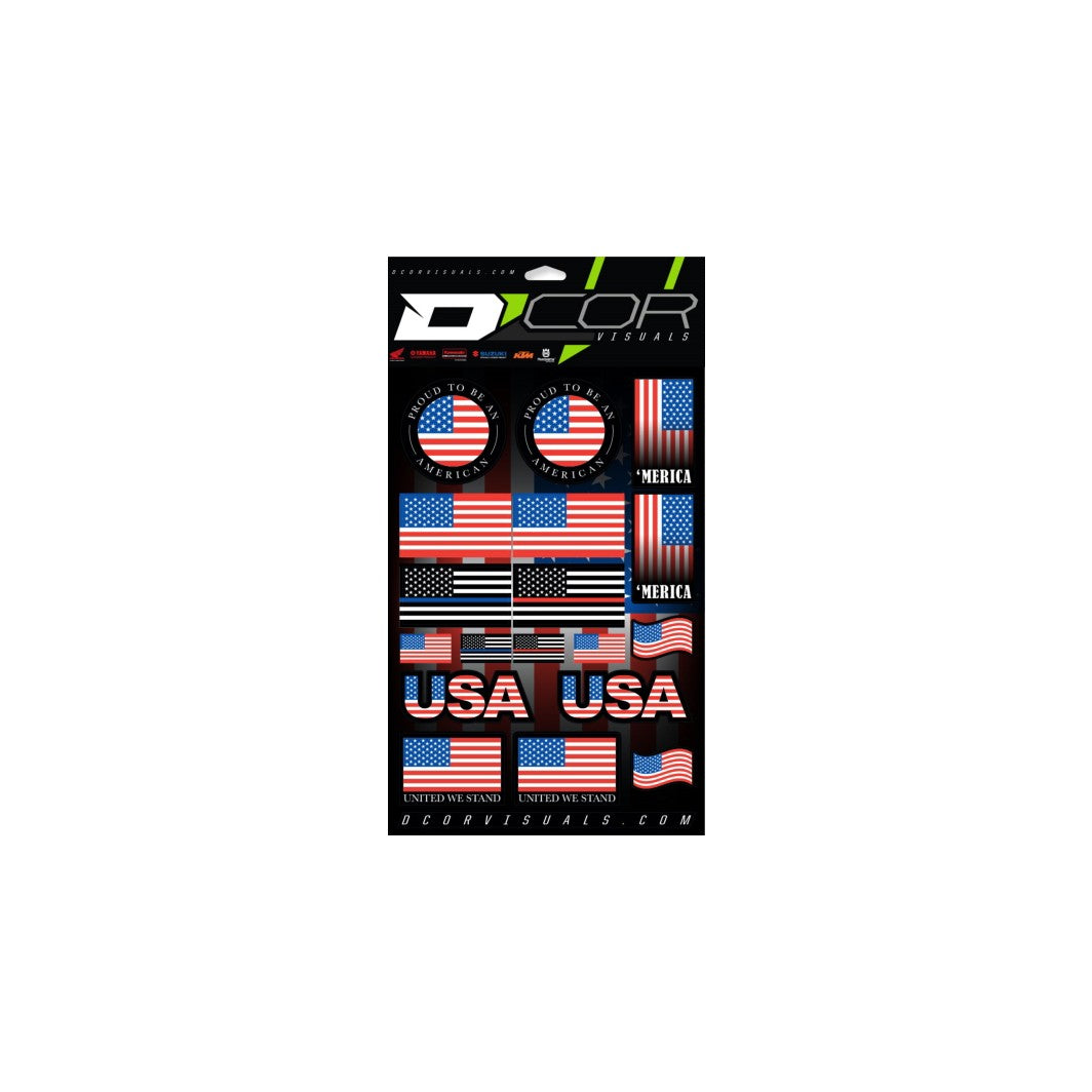 USA STICKER SHEET - 862-90120