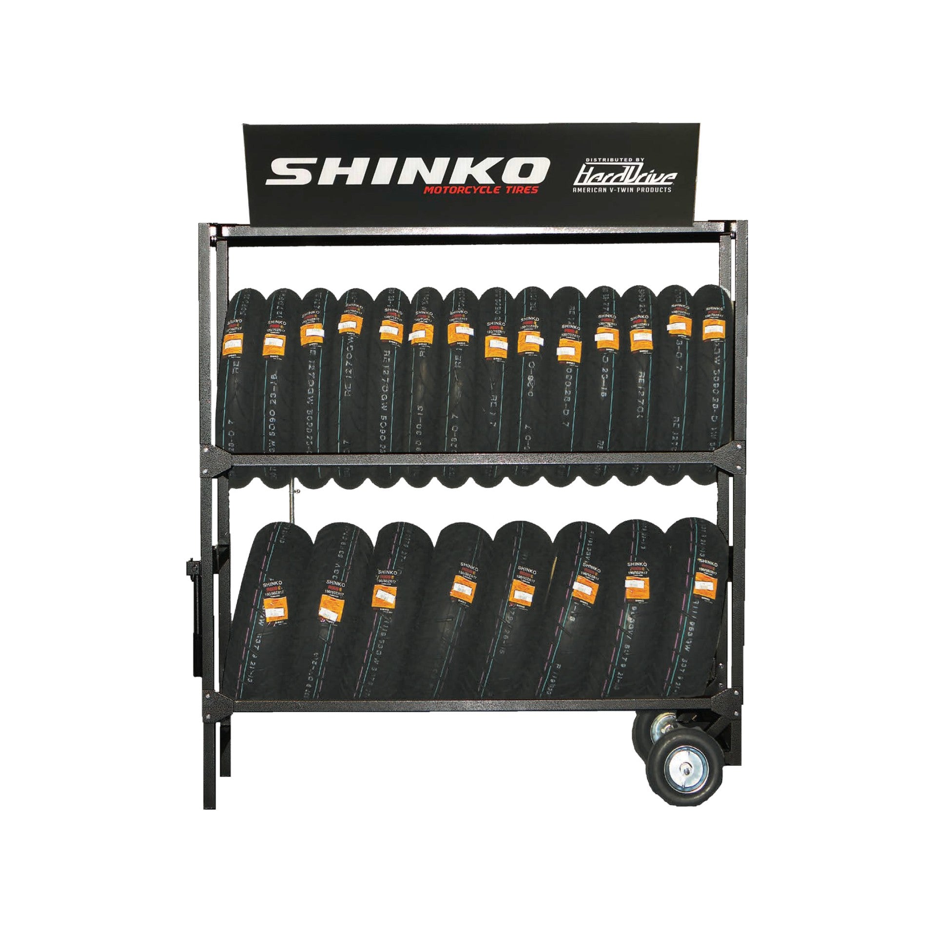 SHINKO HARDDRIVE SIGN 12" X 48" FOR 87-TIRE RACK - 87-0015-1