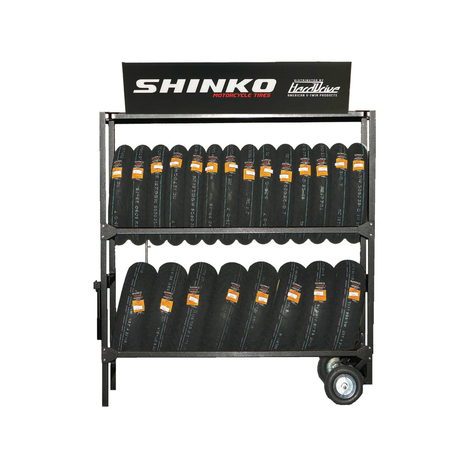 SHINKO HARDDRIVE SIGN 12" X 48" FOR 87-TIRE RACK - 87-0015-1