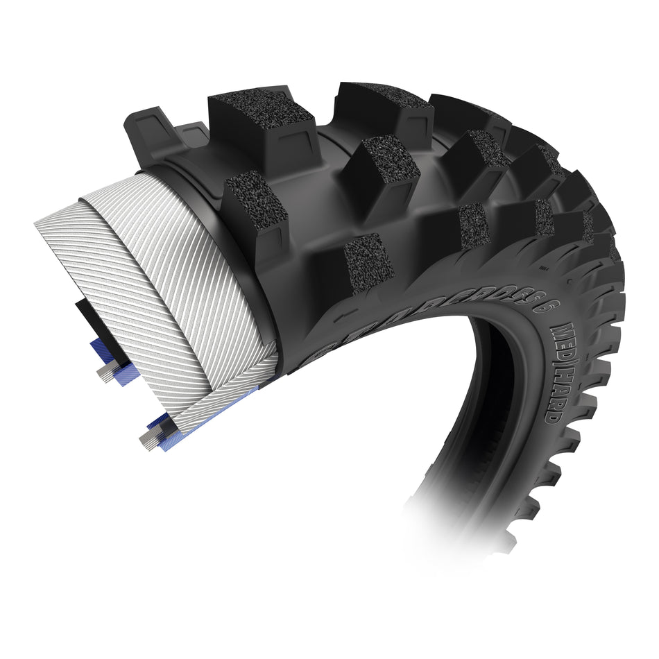 TIRE STARCROSS 6 MED HARD REAR 110/90-19 62M BIAS TT - 87-94608-1