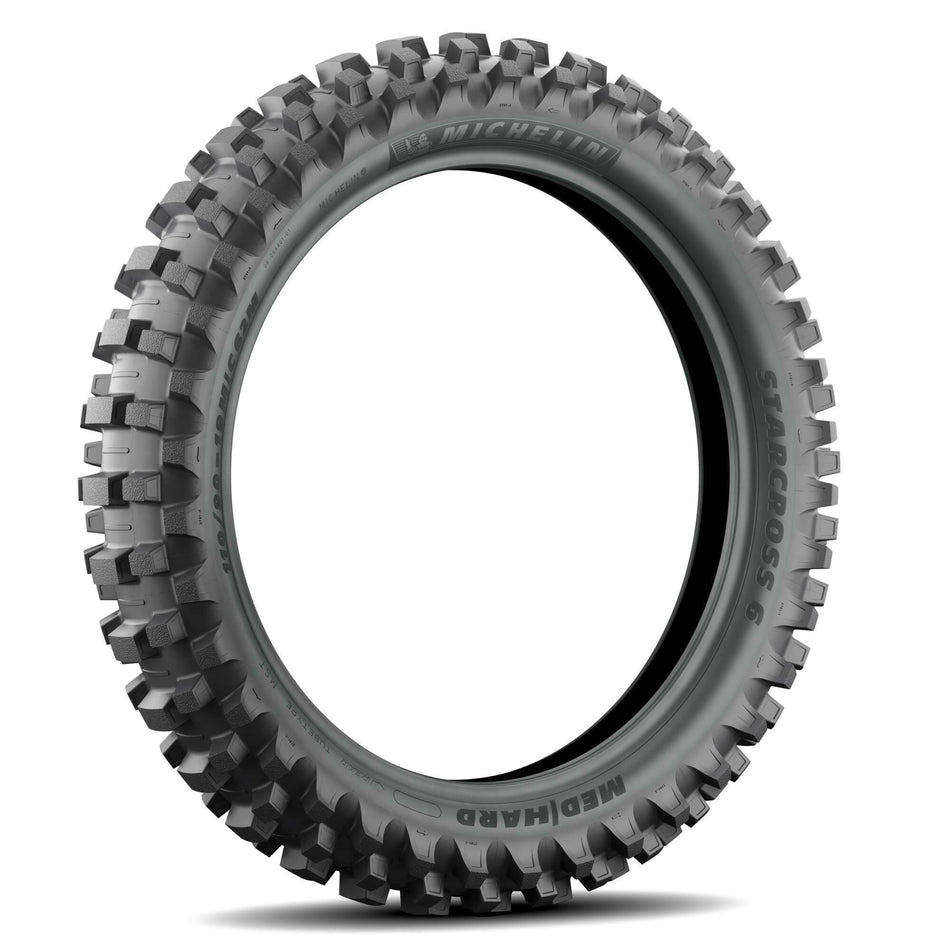 TIRE STARCROSS 6 MED HARD REAR 110/90-19 62M BIAS TT - 87-94608