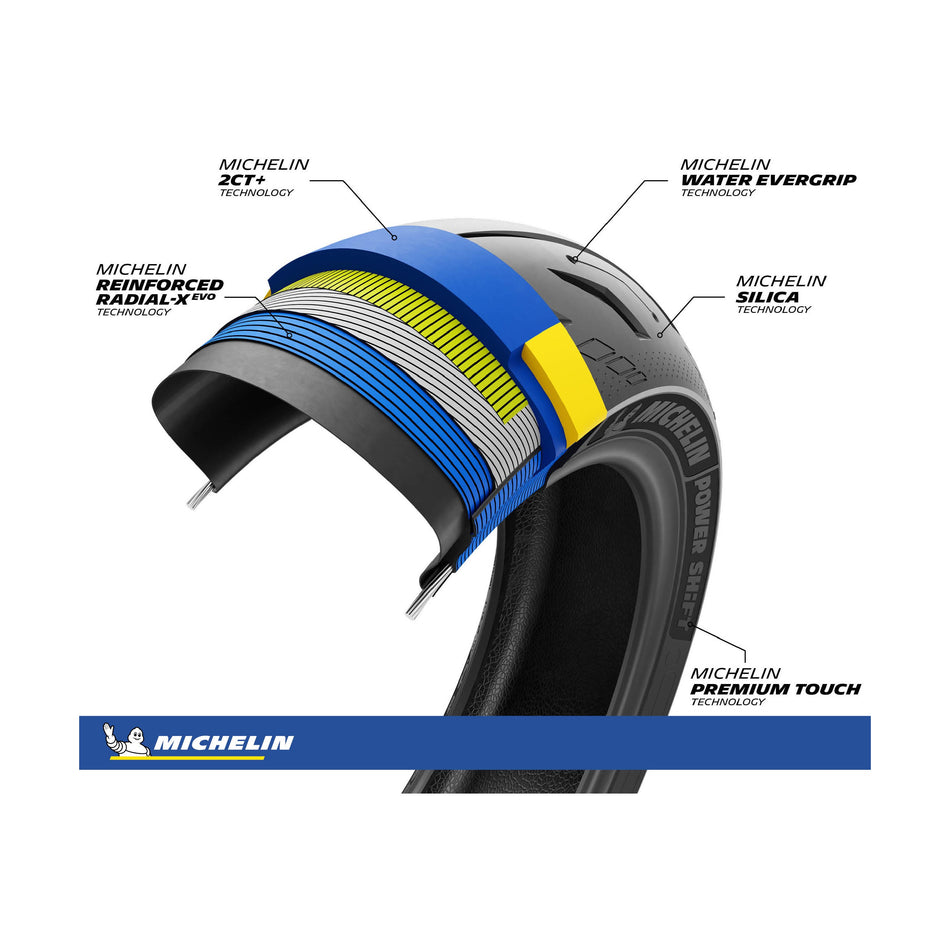 TIRE POWER SHIFT SCOOTER REAR 160/60R15 67H RADIAL TL - 87-9882-1