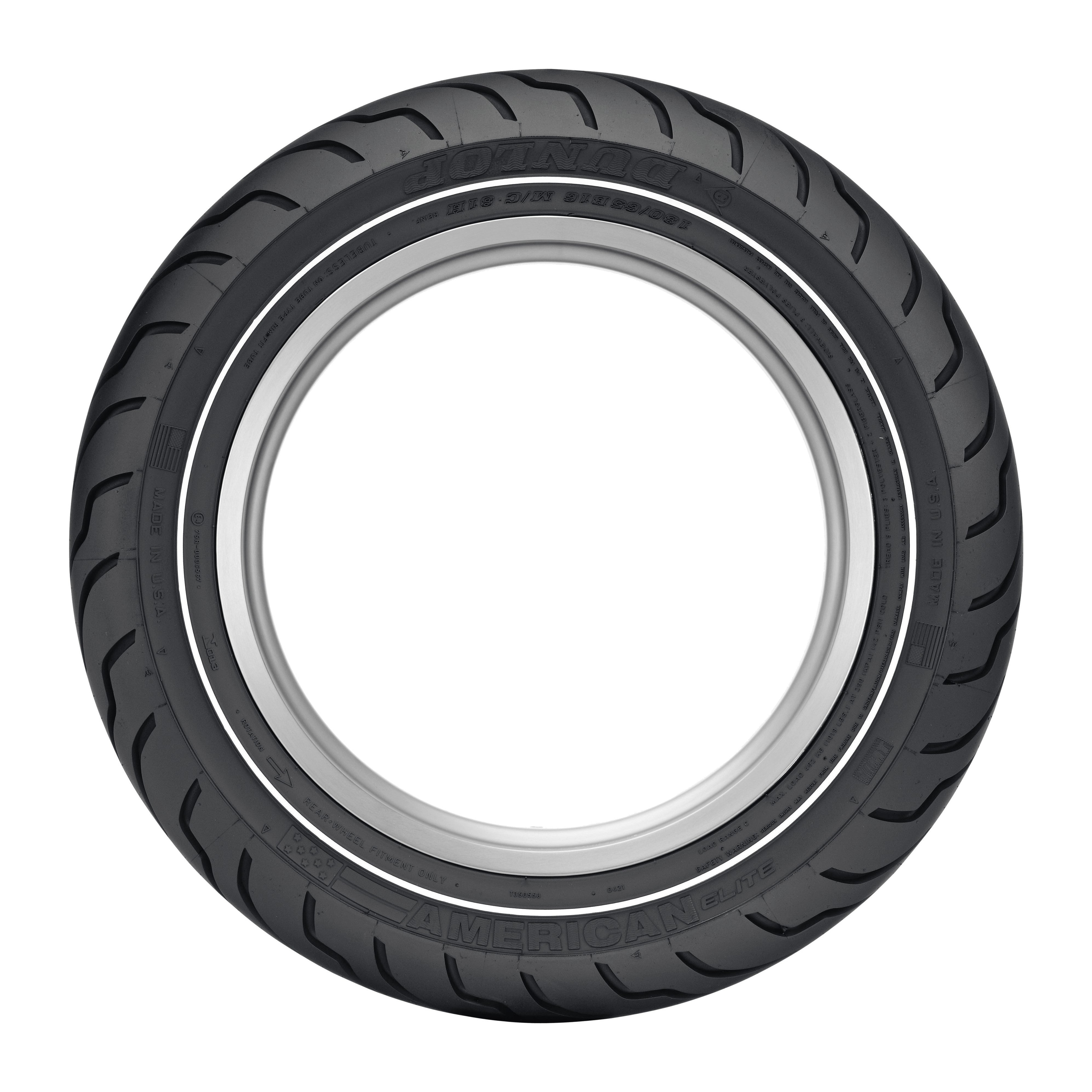 TIRE AMERICAN ELITE REAR 180/65B16 81H BIAS TL NWS - 873-0140