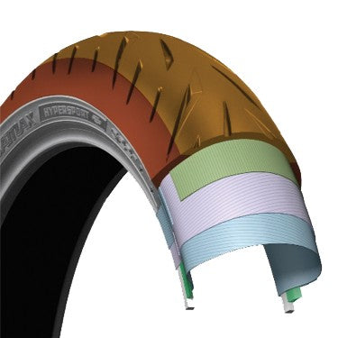TIRE BATTLAX HYPERSPORT S22 RR 180/55ZR17 73W RADIAL TL - 874-1124-1