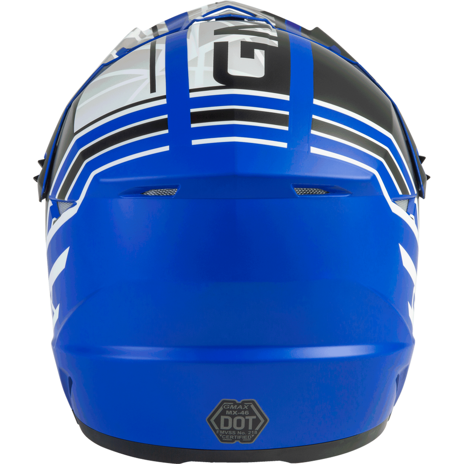 MX-46 Off-Road Mega Helmet Matte Blue/Black/White XL