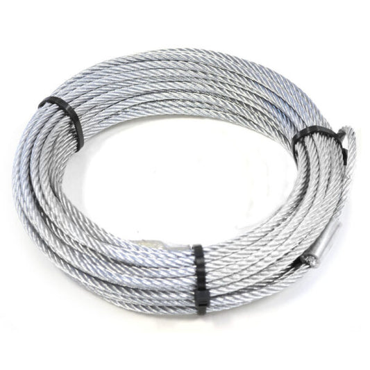 Warn steel drum wire rope, 3/16"x50'
