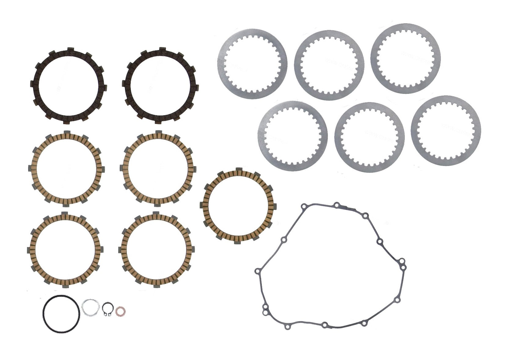 YAMAHA CLUTCH PLATE REPAIR KIT, MT-07 SERIES - 90891-10330-00