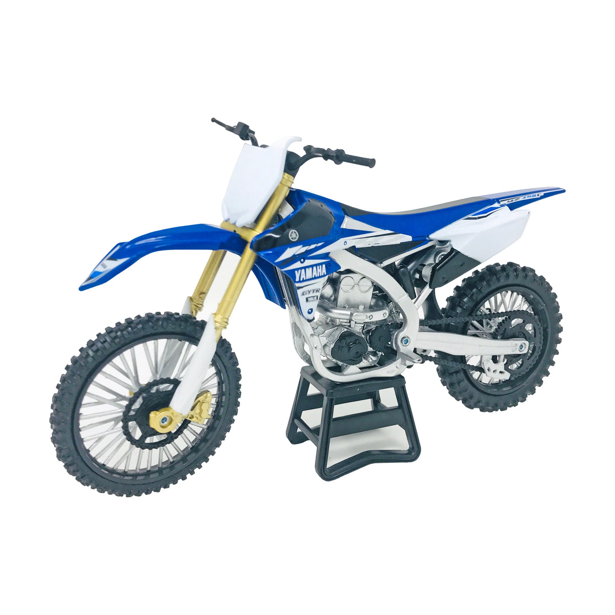 REPLICA 1:12 RACE BIKE 17 YAMAHA YZ450F BLUE - 959-0121