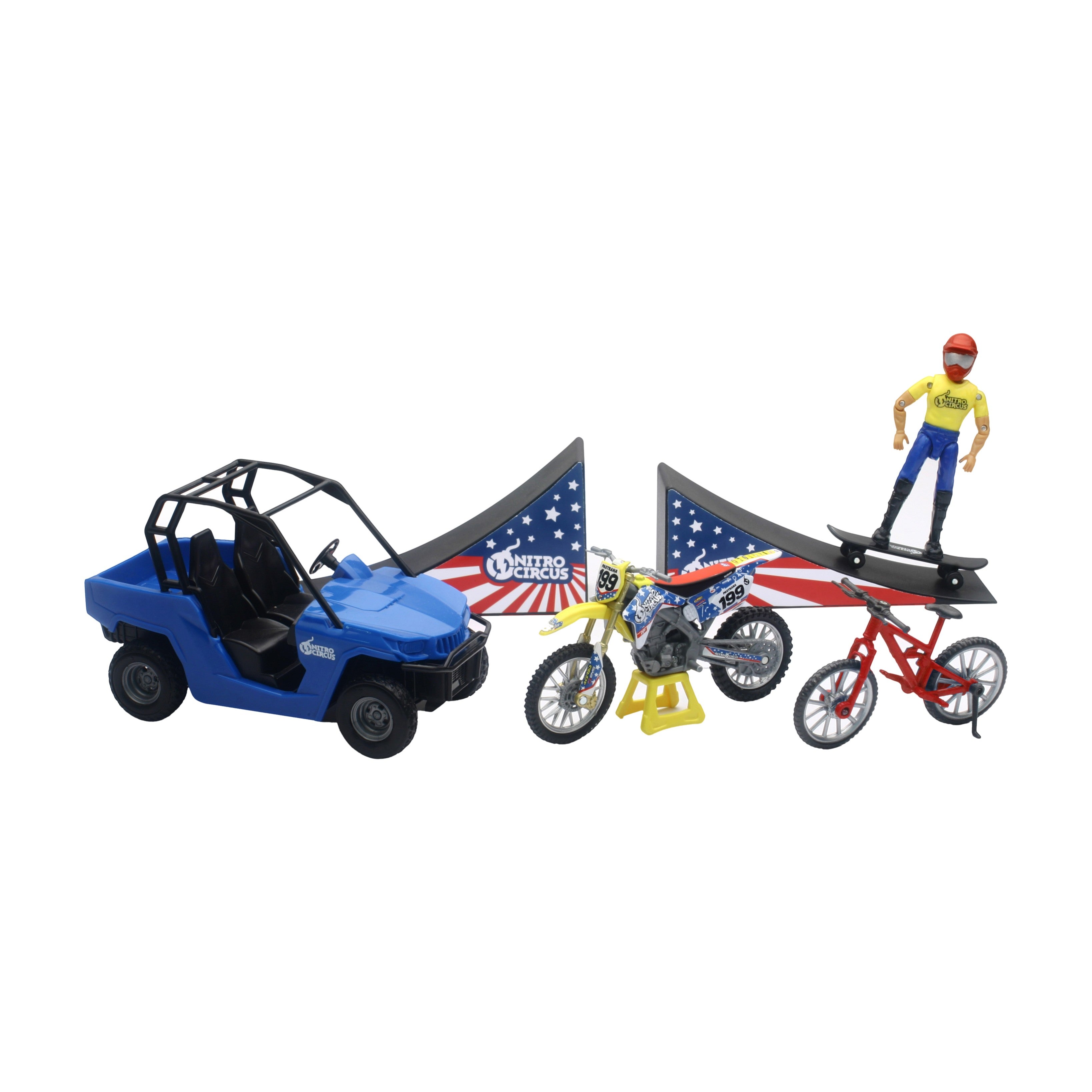 REPLICA NITRO CIRCUS PLAY SET ASSORTED NITRO CIRCUS PLAY SET - 959-0129