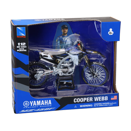 1:12 SCALE YAMAHA FACTORY RACING COOPER WEBB - 959-0188-1