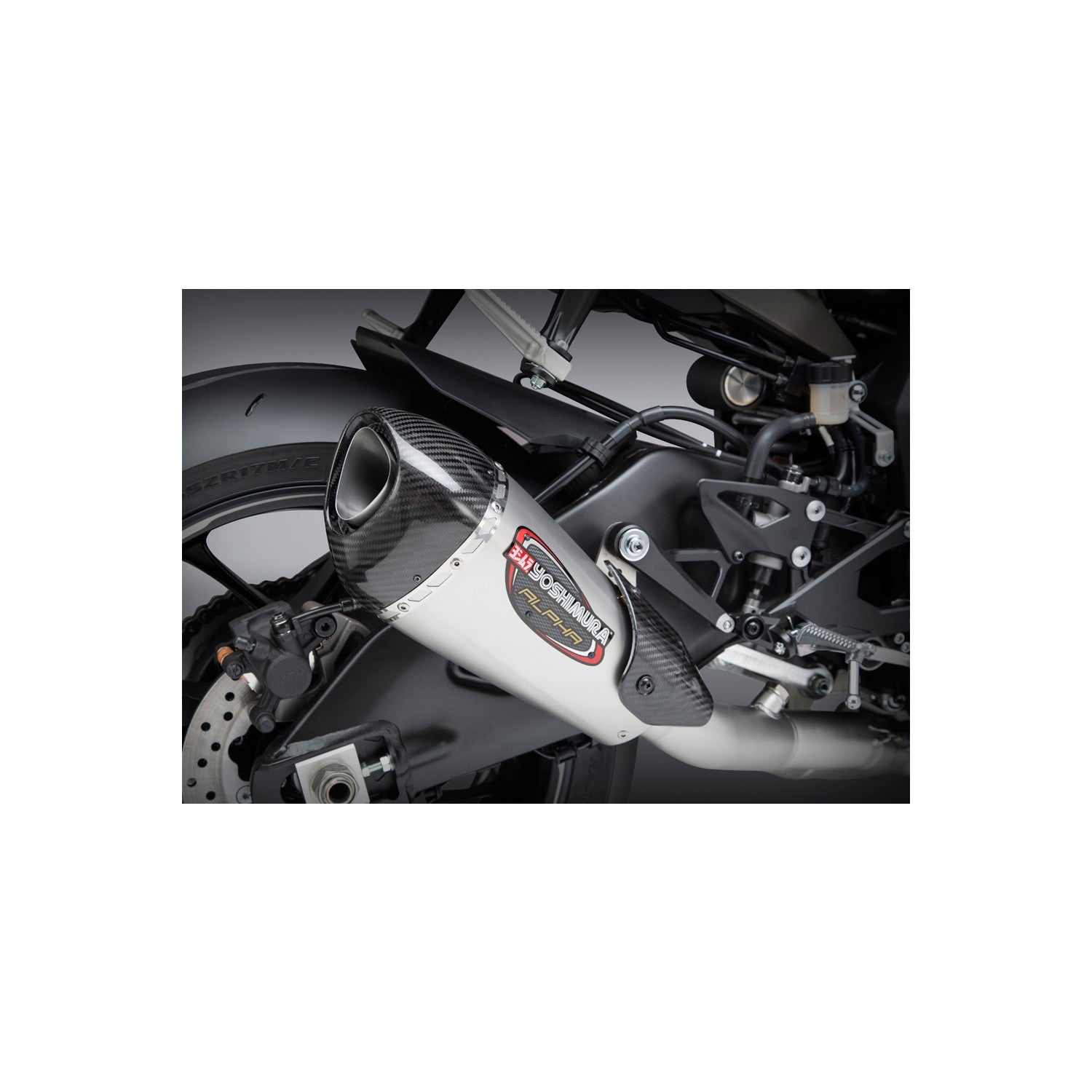 EXHAUST RACE ALPHA-T SLIP-ON SS-SS-CF WORKS - 960-1567