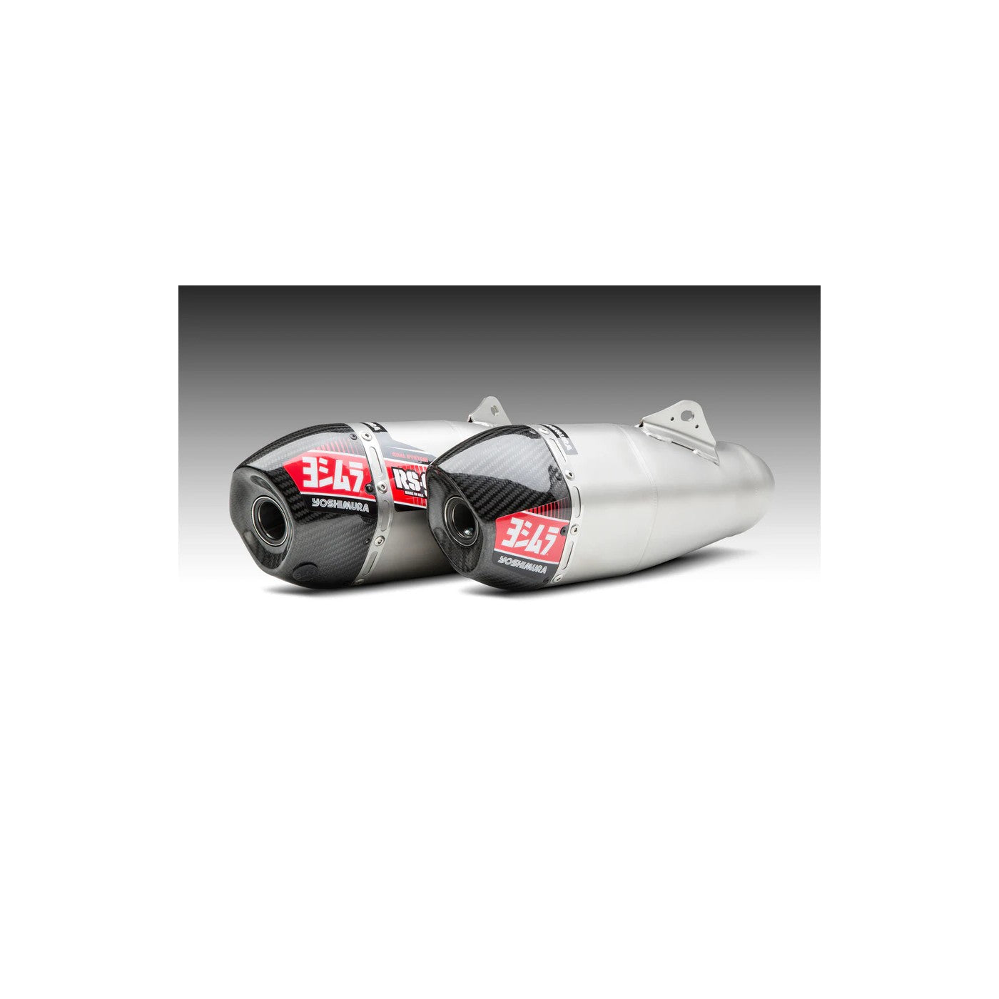 RS-9T HEADER/CANISTER/END CAP EXHAUST DUAL SYSTEM SS-AL-CF - 961-1912-3