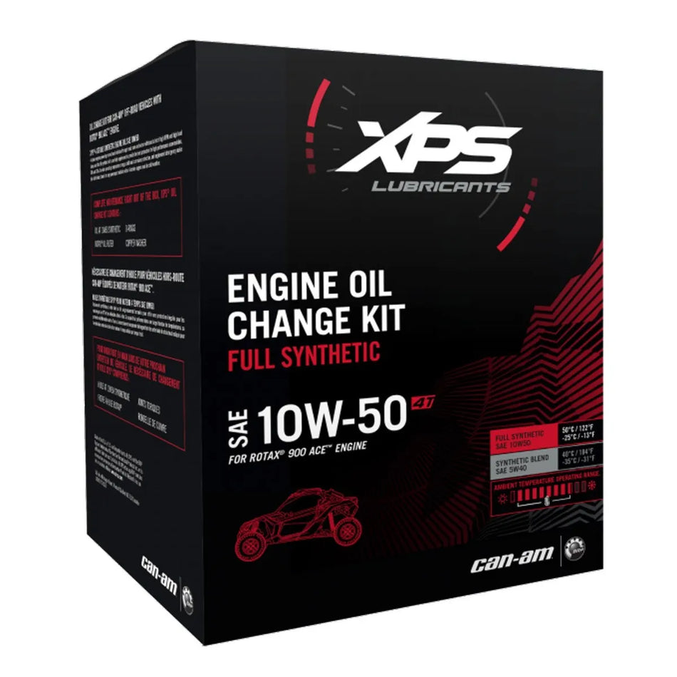 4T 10W-50 Synthetic Oil Change Kit for Rotax 900 ACE engine - 9779261