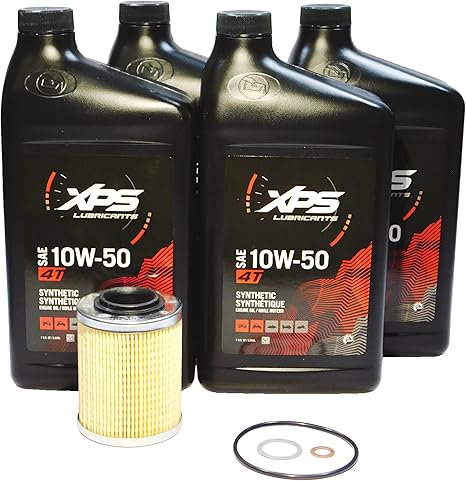 4T 10W-50 Synthetic Oil Change Kit for Rotax 900 ACE engine - 9779261