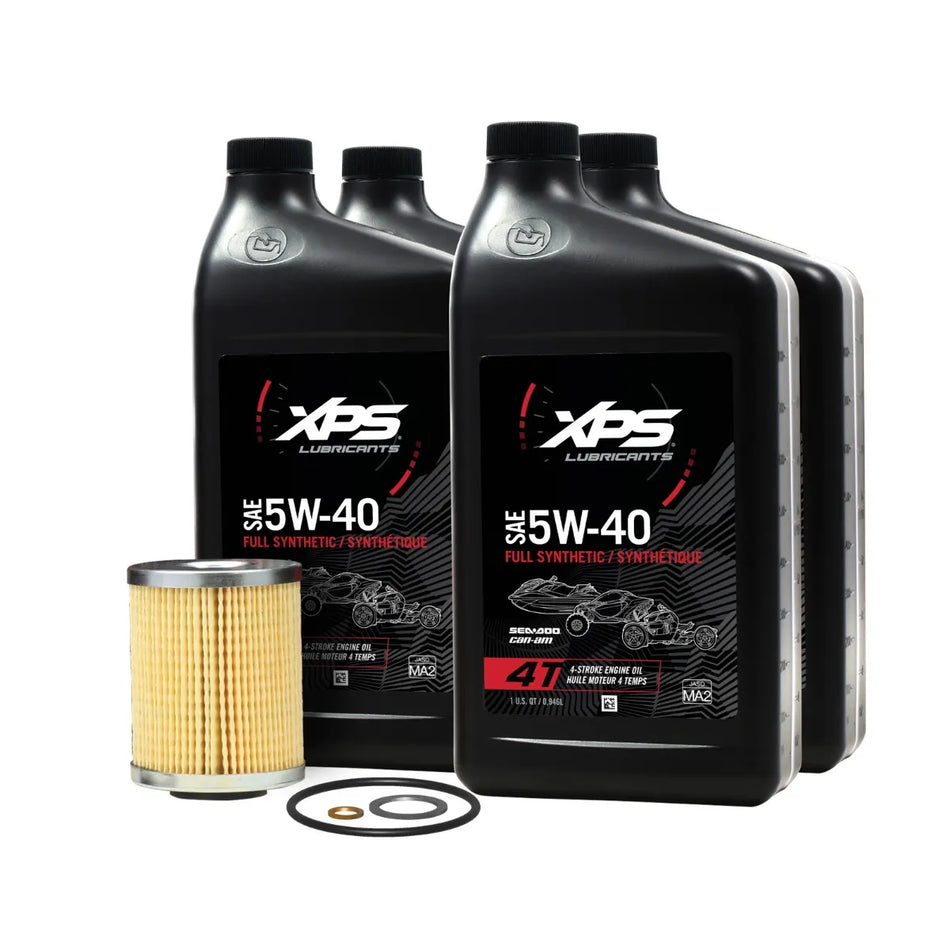 4T 5W-40 Full Synthetic Oil Change Kit for Rotax 900 ACE engine - 9779489