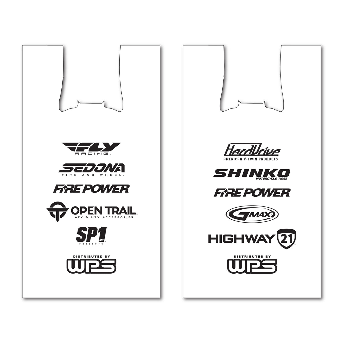 MERCHANDISE BAGS 12"X7" 500/PK - 99-8096