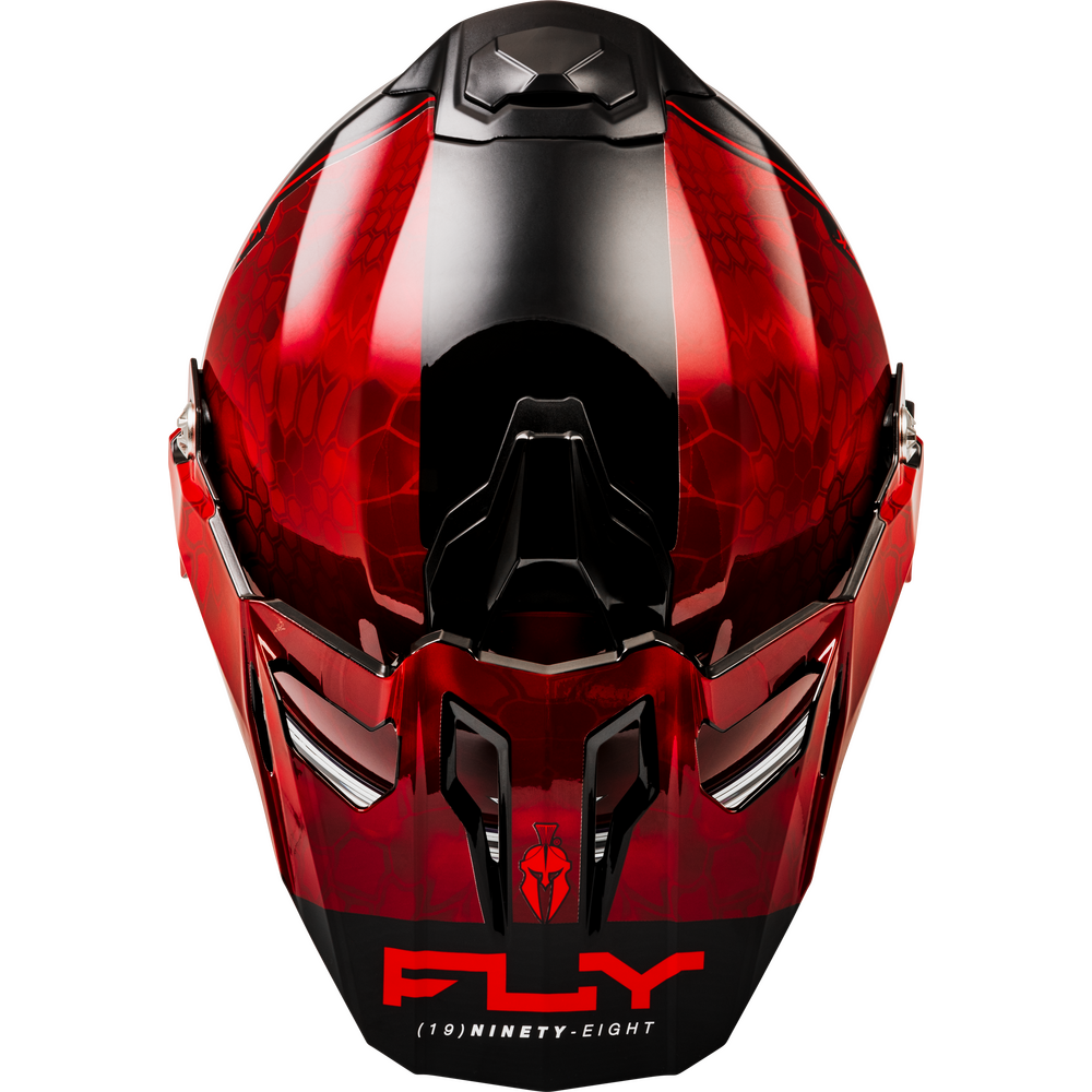 Fly Racing Trekker Kryptek Conceal Helmet Red/Black