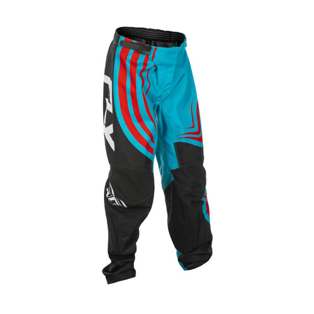 YOUTH F-16 PANTS CA/NY CYAN/BLACK/RED SZ 24 - C378-23124